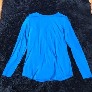 Blue long sleeve shirt